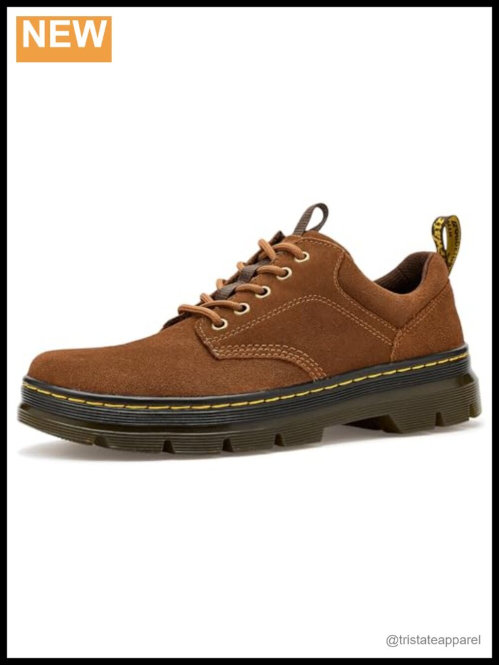 Dr. Martens Reeder Utility Oxford Shoes Greasy Suede Lace-Up